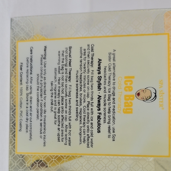 Spa Sister Yellow Ice Bag - Picture 4 of 4